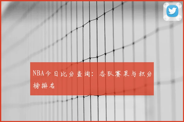 NBA今日比分查询:各队赛果与积分榜排名